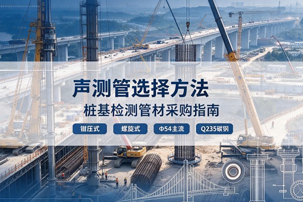 川汇声测管选型标准