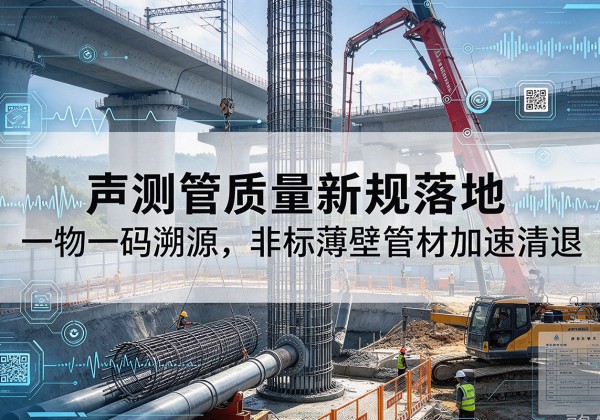 川汇声测管质量新规落地，一物一码溯源，非标薄壁管材加速清退