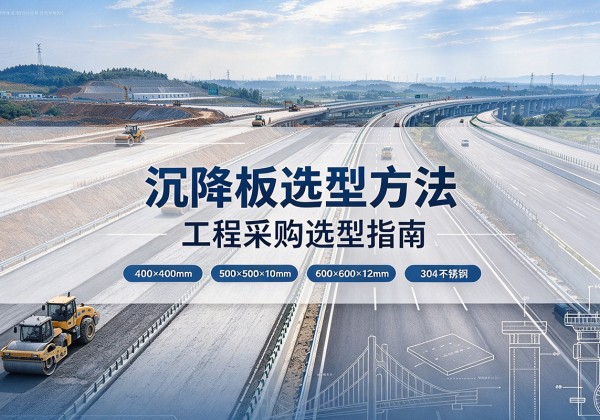 川汇沉降板选择方法